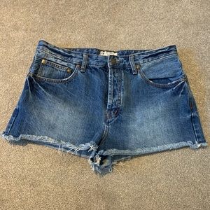 Free People High-rise Jean short
